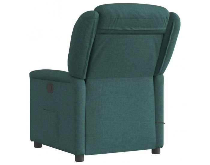 Sonata H Електрически масажен наклоняем стол, тъмнозелен, текстил