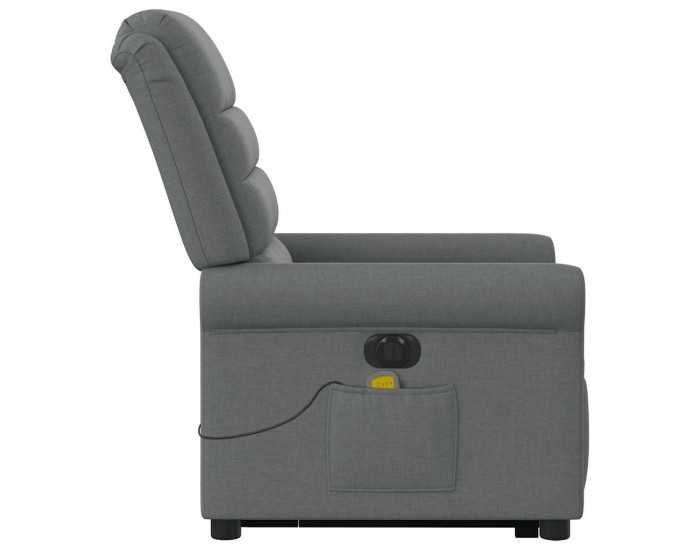 Sonata H Електрически изправящ масажен реклайнер стол тъмносив текстил