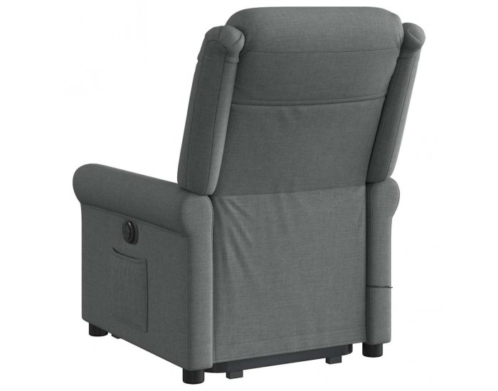 Sonata H Електрически изправящ масажен реклайнер стол тъмносив текстил