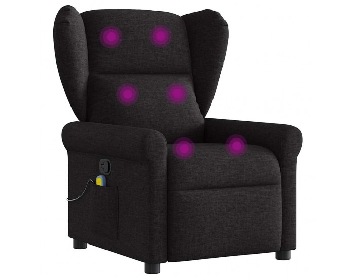 Sonata H Масажен наклоняем стол, черен, текстил