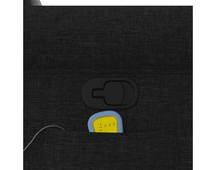 Sonata H Масажен наклоняем стол, черен, текстил