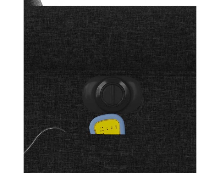 Sonata H Електрически масажен наклоняем стол, черен, текстил