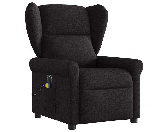 Sonata H Електрически масажен наклоняем стол, черен, текстил