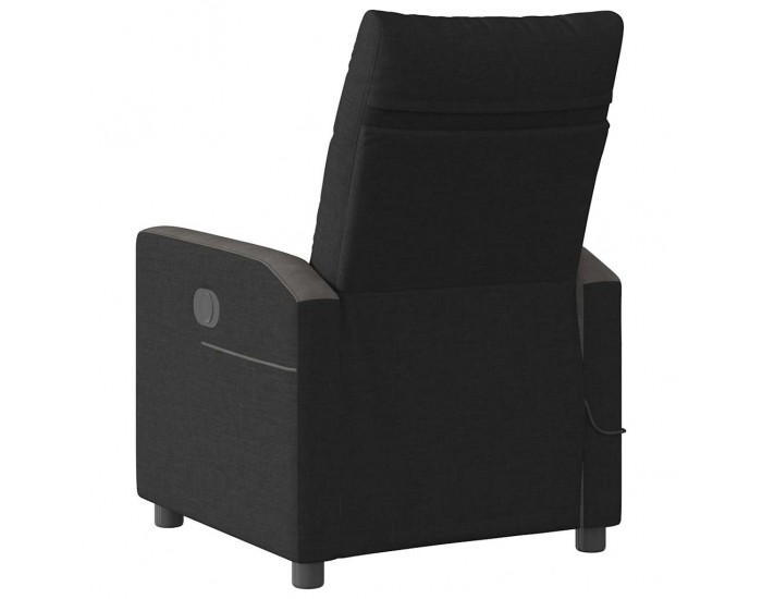 Sonata H Електрически масажен наклоняем стол, черен, текстил