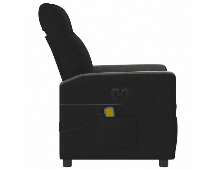 Sonata H Електрически масажен наклоняем стол, черен, текстил