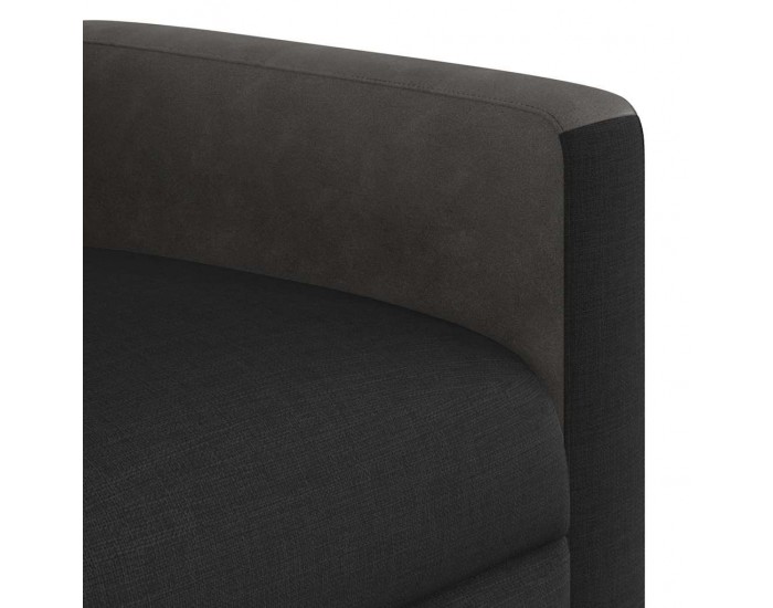 Sonata H Електрически масажен наклоняем стол, черен, текстил