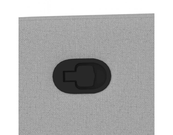 Sonata H Recliner Chair Cloud Grey Fabric