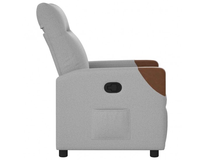 Sonata H Recliner Chair Cloud Grey Fabric