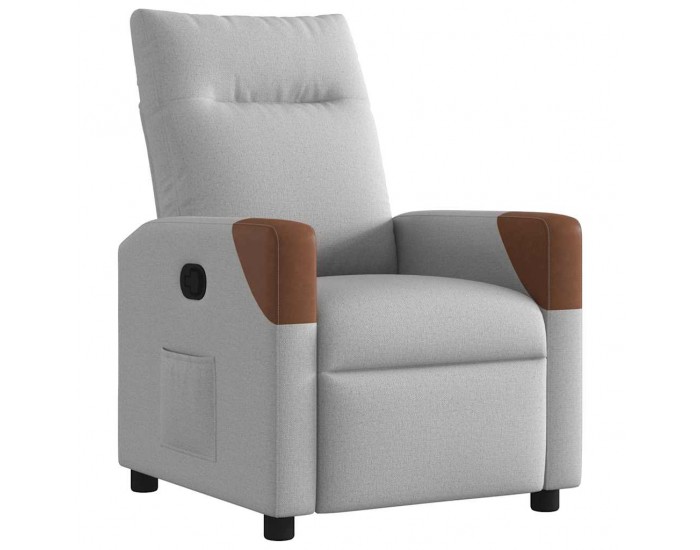 Sonata H Recliner Chair Cloud Grey Fabric