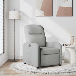 Sonata H Recliner Chair Cloud Grey Fabric - Мека мебел