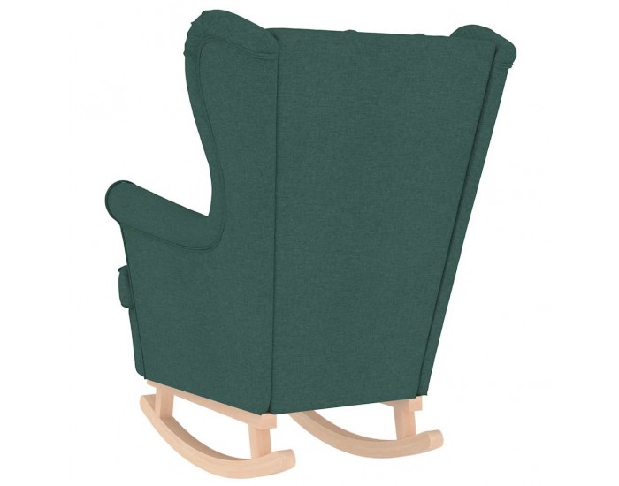 Sonata H Люлеещ се стол Тъмнозелен 74x90x102 cm плат