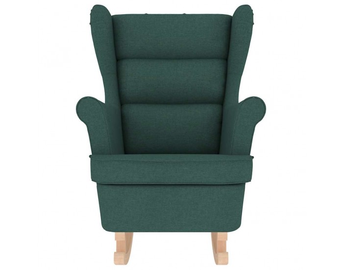 Sonata H Люлеещ се стол Тъмнозелен 74x90x102 cm плат