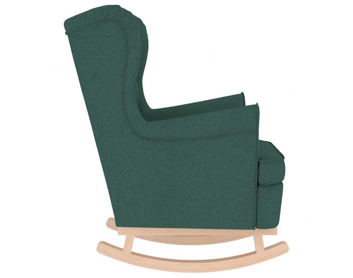 Sonata H Люлеещ се стол Тъмнозелен 74x90x102 cm плат