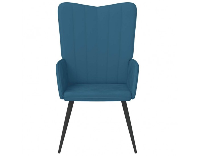 Sonata H Релаксиращ стол, син, кадифе