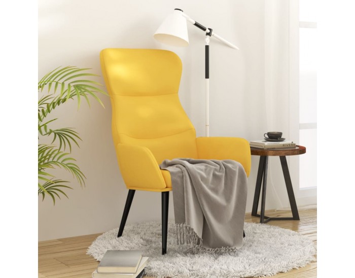 Sonata H Релакс стол, горчица жълто, текстил