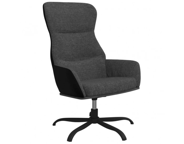 Sonata H Стол за релакс, тъмносив, текстил