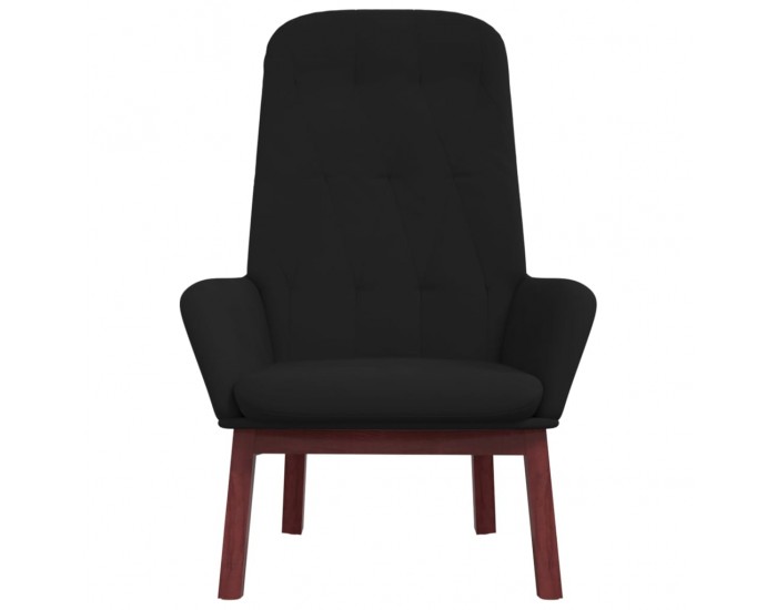 Sonata H Релакс стол, черен, кадифе