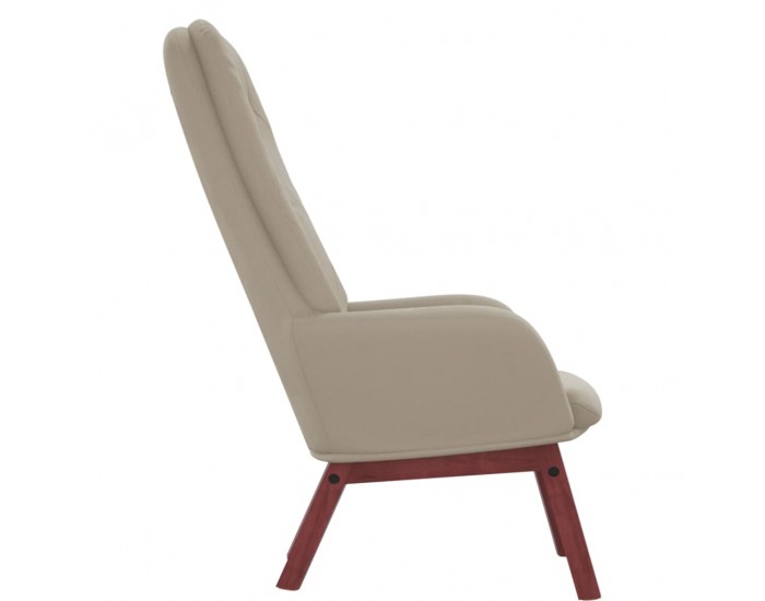 Sonata H Релакс стол, светлосив, кадифе