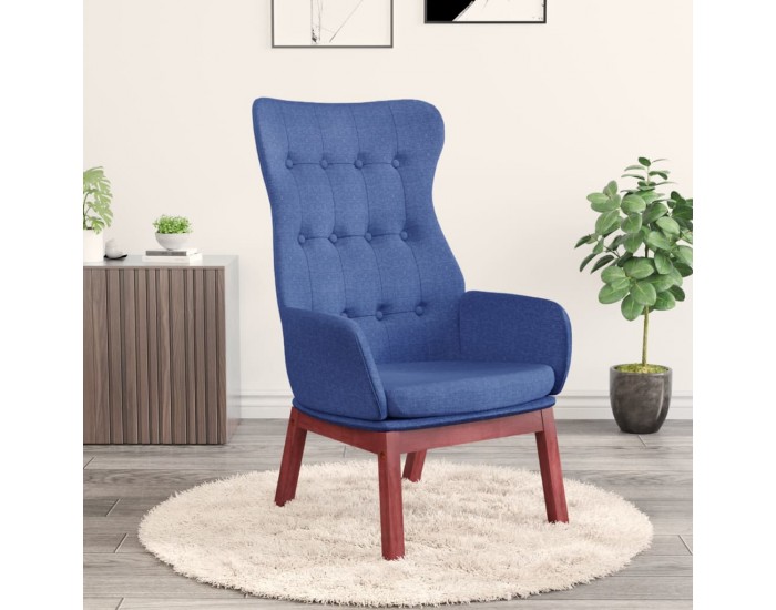 Sonata H Релаксиращ стол, син, плат