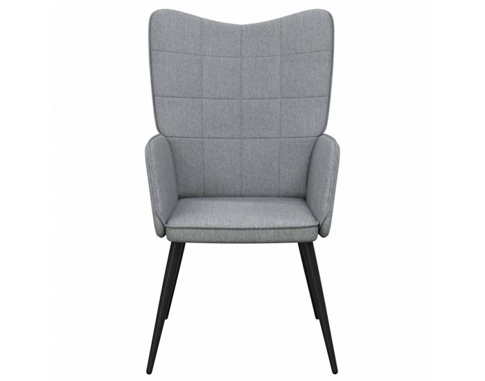 Sonata H Релаксиращ стол, светлосив, плат