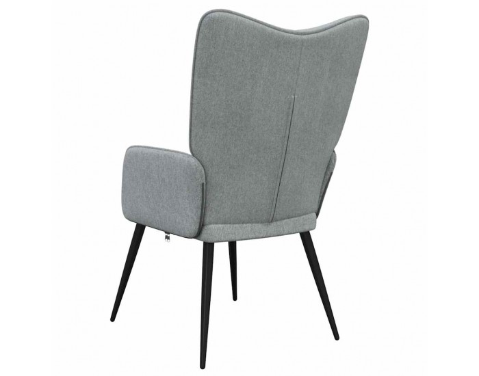 Sonata H Релаксиращ стол, светлосив, плат