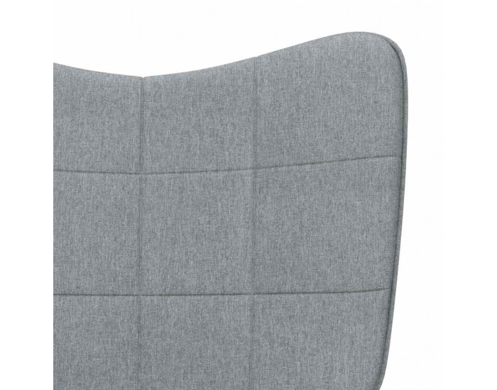 Sonata H Релаксиращ стол, светлосив, плат