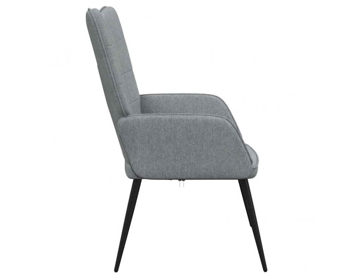 Sonata H Релаксиращ стол, светлосив, плат