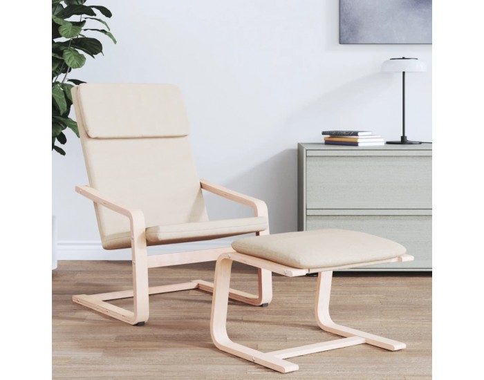 Sonata H Релакс стол, кремав, текстил