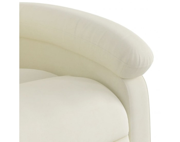 Sonata H Реклайнер стол, кремав, кадифе