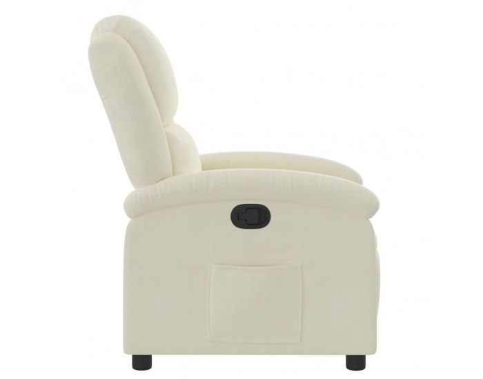 Sonata H Реклайнер стол, кремав, кадифе