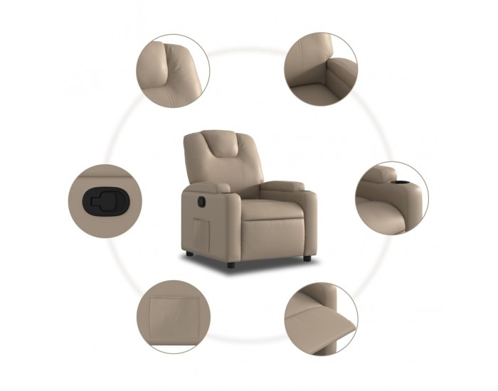 Sonata H Наклоняем стол, капучино, изкуствена кожа