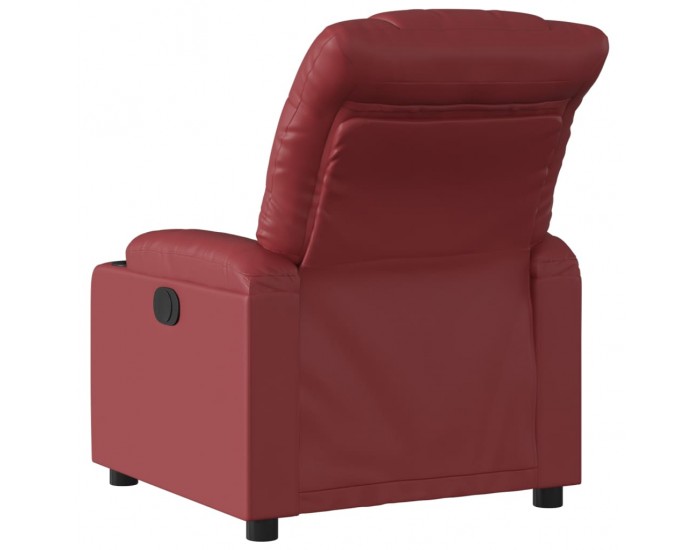 Sonata H Реклайнер стол, виненочервен, изкуствена кожа
