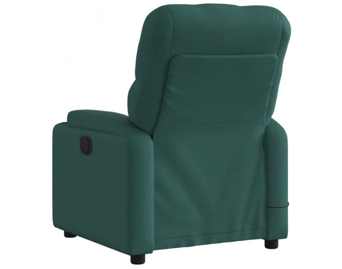 Sonata H Електрически масажен наклоняем стол, тъмнозелен, текстил