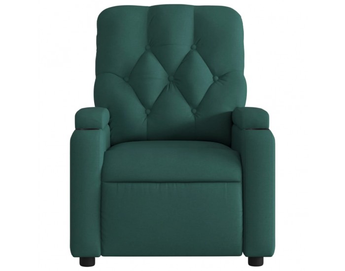 Sonata H Електрически масажен наклоняем стол, тъмнозелен, текстил