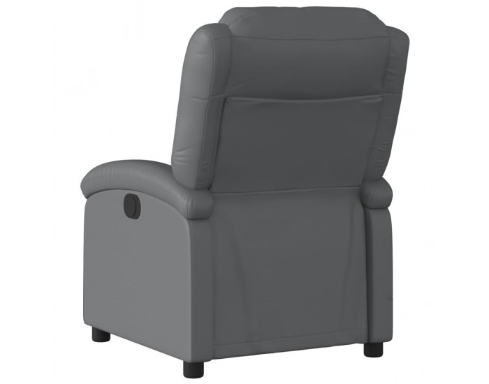 Sonata H Електрически реклайнер стол, сив, изкуствена кожа