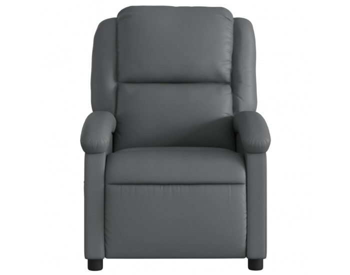 Sonata H Електрически реклайнер стол, сив, изкуствена кожа