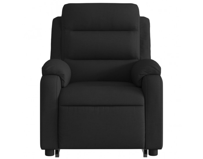 Sonata H Електрически изправящ реклайнер стол, черен, текстил