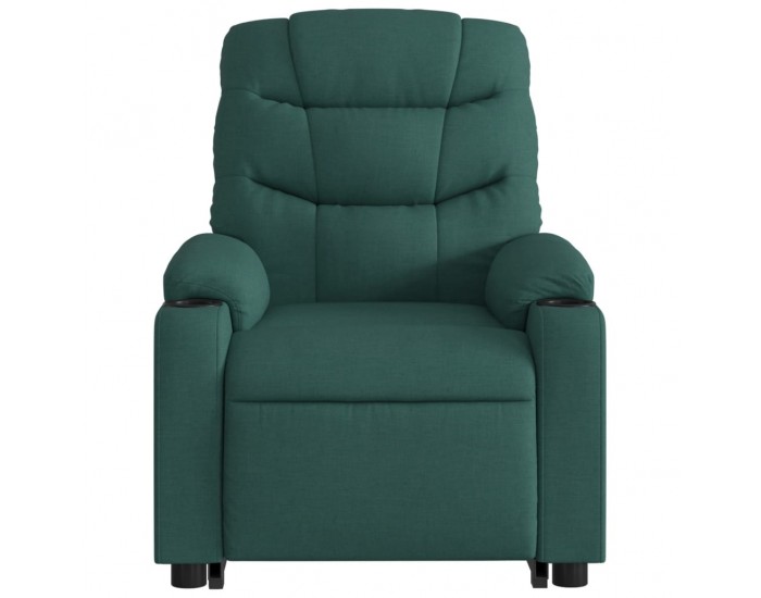 Sonata H Електрически изправящ масажен реклайнер стол тъмнозелен текстил