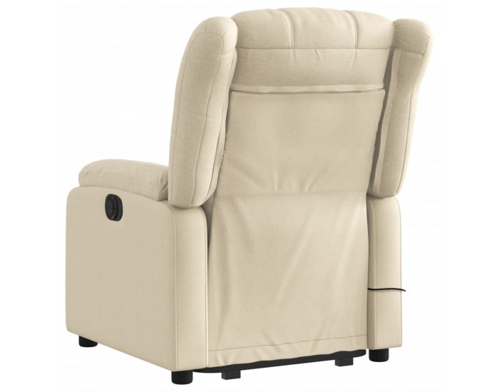 Sonata H Електрически изправящ масажен реклайнер стол кремав текстил