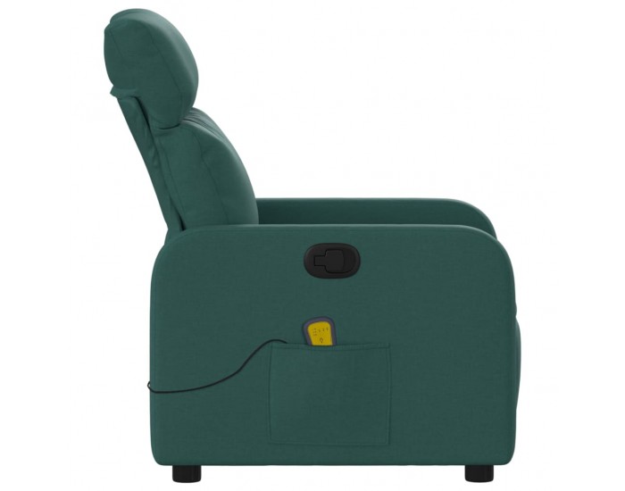 Sonata H Масажен наклоняем стол, тъмнозелен, текстил