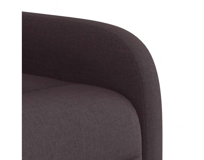 Sonata H Електрически реклайнер стол, тъмнокафяв, текстил