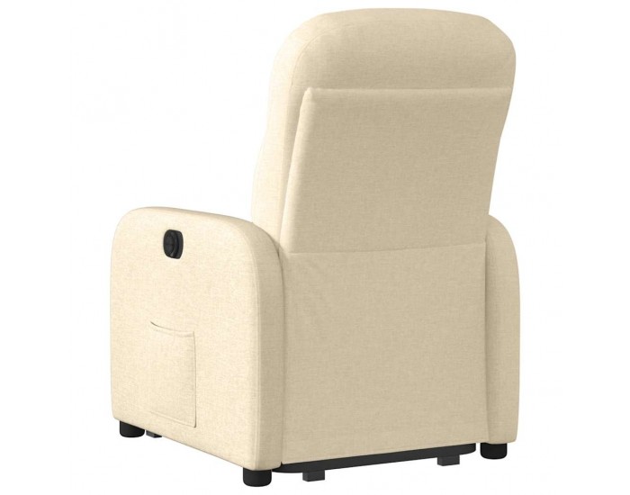 Sonata H Електрически изправящ реклайнер стол, кремав, текстил