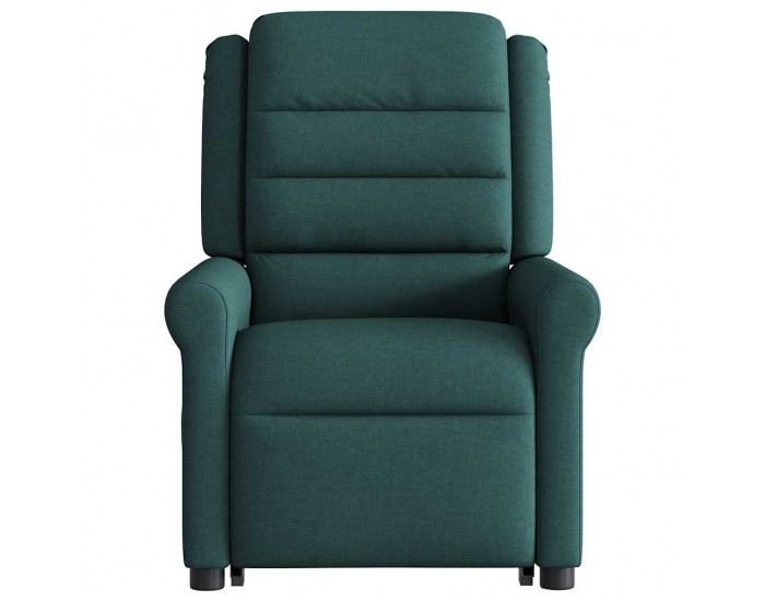 Sonata H Електрически изправящ масажен реклайнер стол тъмнозелен текстил