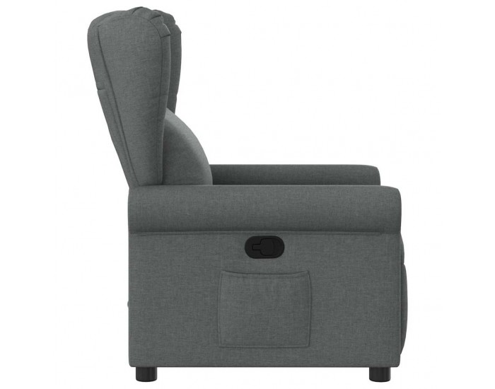 Sonata H Реклайнер, тъмносив, текстил