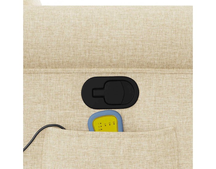 Sonata H Масажен наклоняем стол, кремав, текстил