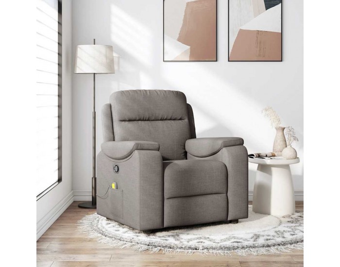 Sonata H Масажен наклоняем стол, таупе, текстил