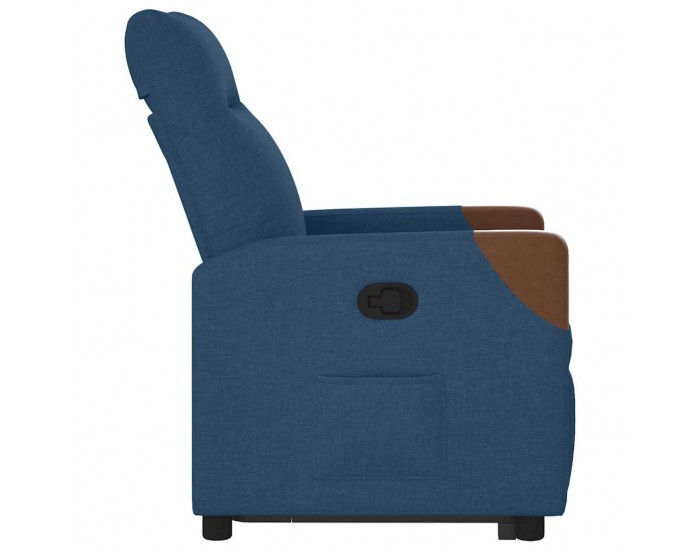 Sonata H Изправящ реклайнер стол, син, текстил