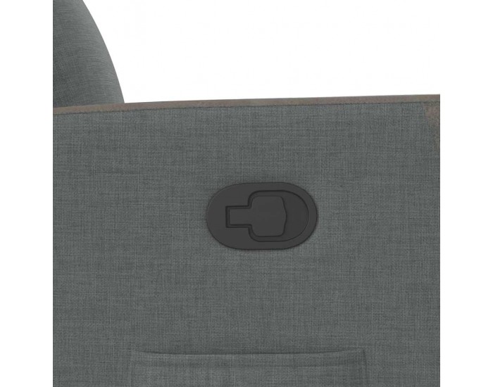 Sonata H Реклайнер, тъмносив, текстил