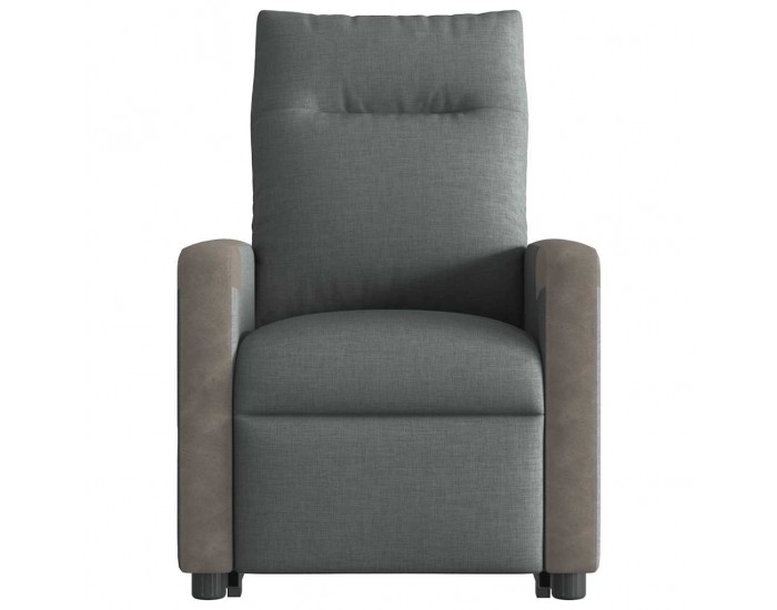 Sonata H Електрически изправящ реклайнер стол, тъмносив, текстил