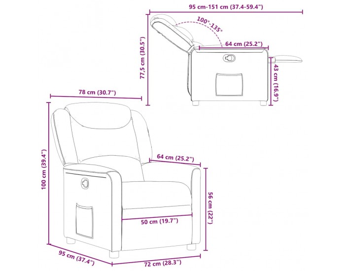 Sonata H Наклоняем стол, черен, текстил